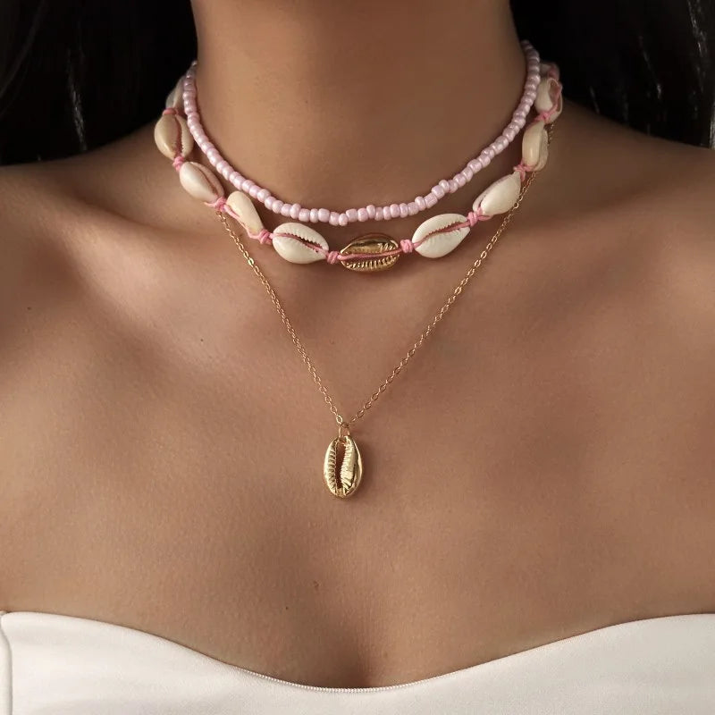 Skjellhalskjede - Bohemsk Strandstil