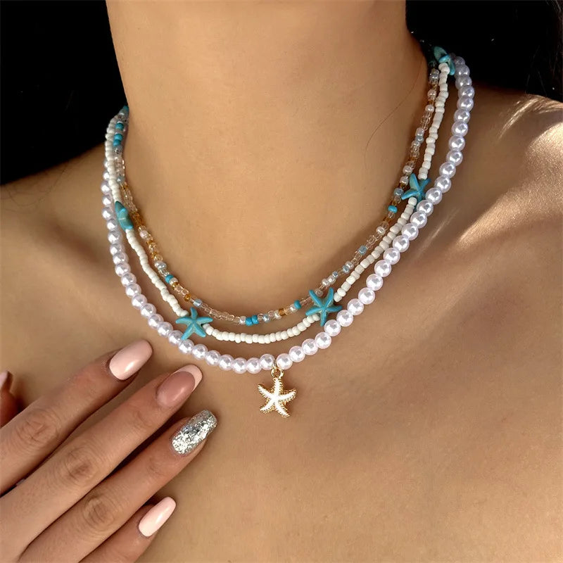 Skjellhalskjede - Bohemsk Strandstil