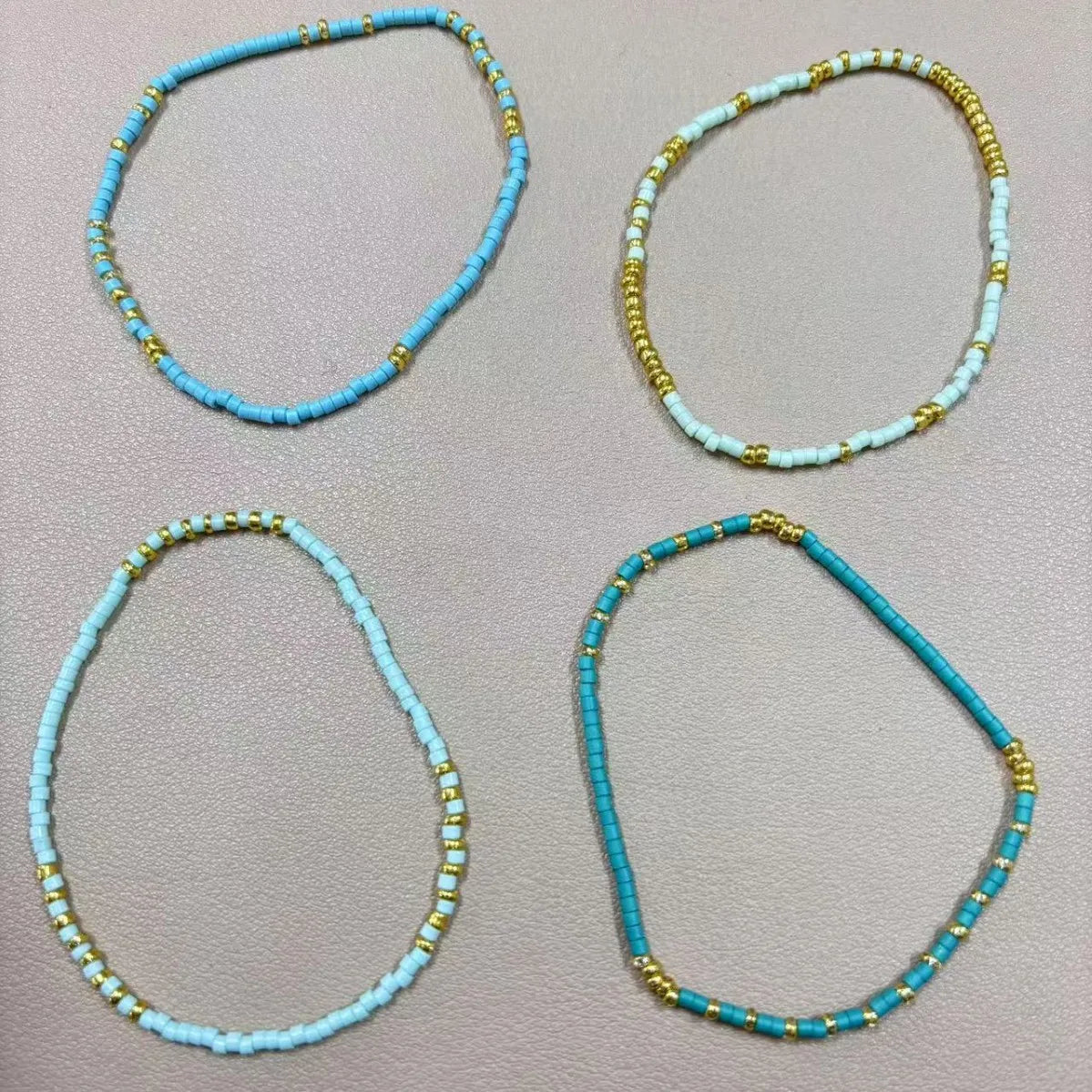 Bohemsk Armbåndsett - 4 stk