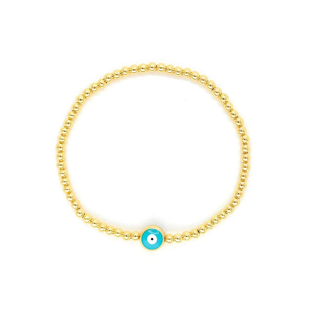 Evil Eye Armbåndsett - Gullbelagt