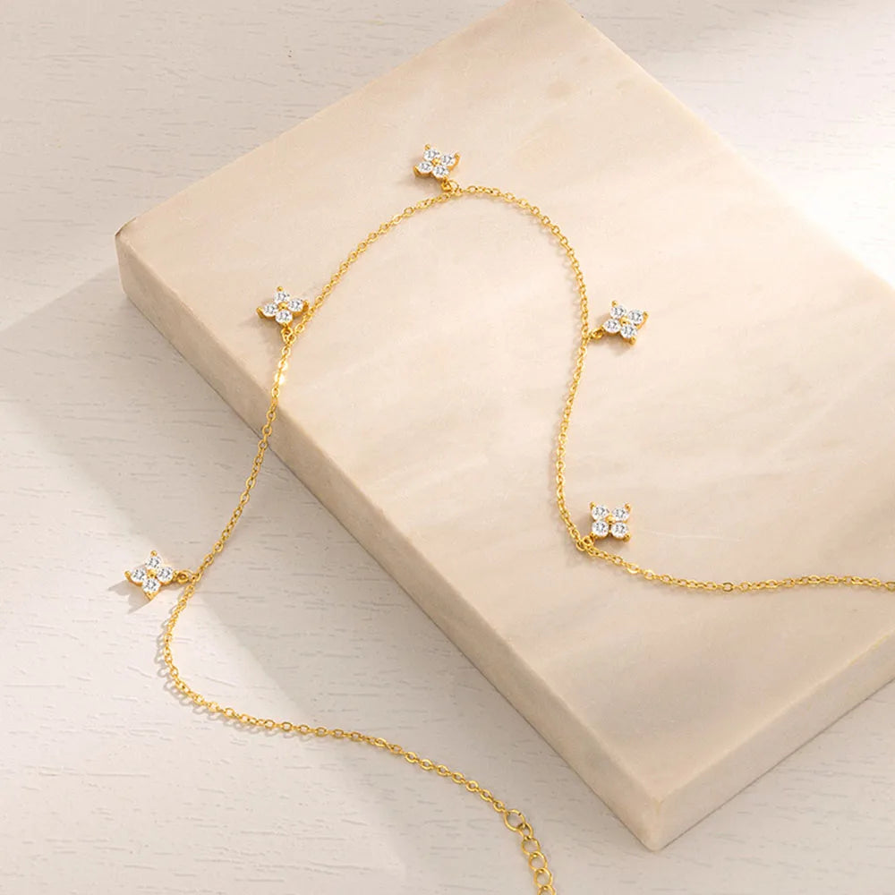 Løvhalskjede - 925 Sølv - Gullbelagt