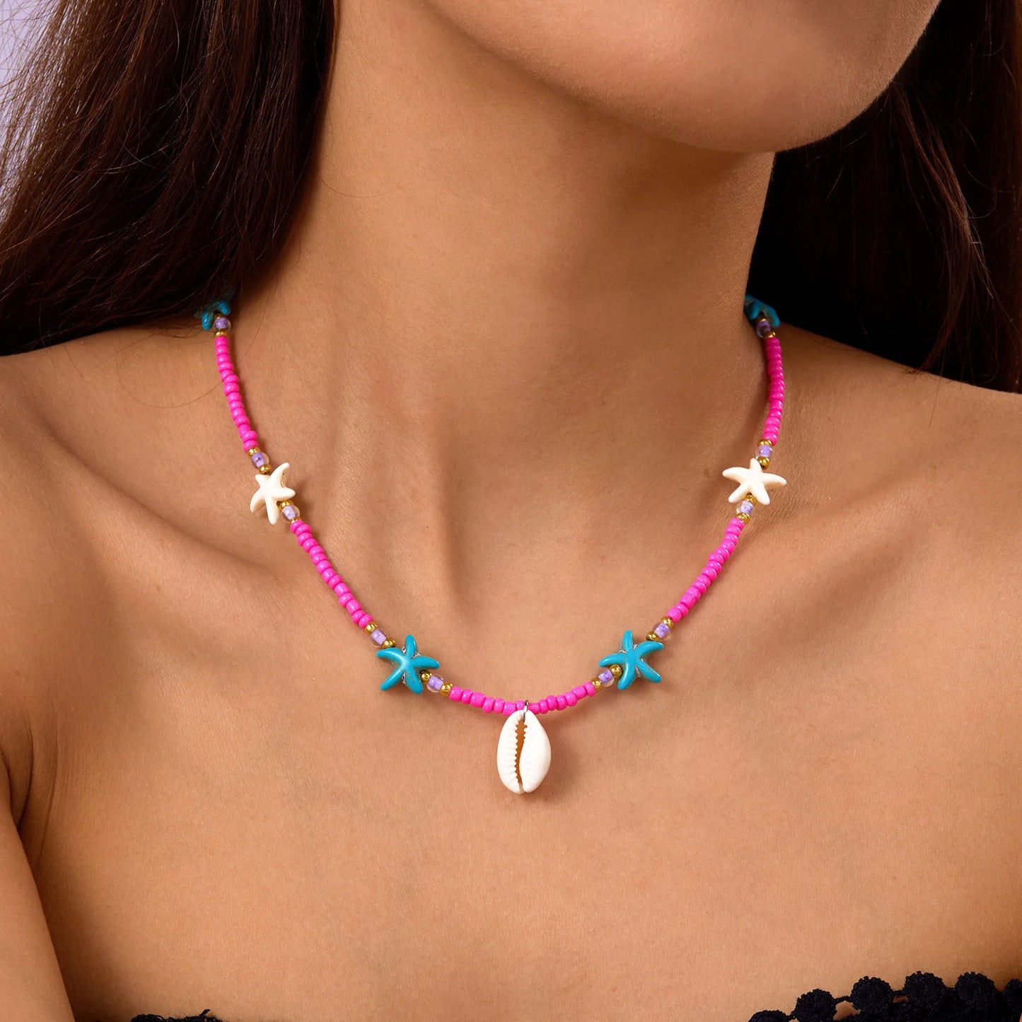 Skjellhalskjede - Bohemsk Strandstil