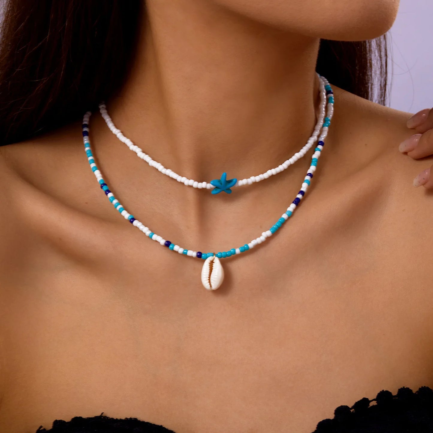 Skjellhalskjede - Bohemsk Strandstil